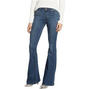 Articles Of Society Faith Flare Blue Denim Womens Jeans Size 29